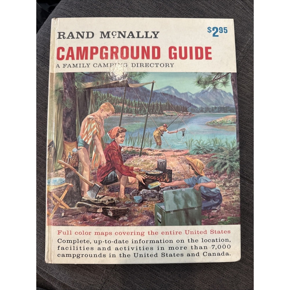 VTG 1959-1962 Rand McNally Camp Ground Guide Family Camping Directory- All 50 +